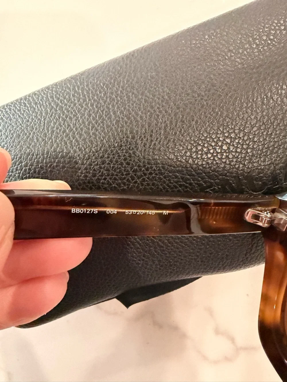 Balenciaga Tortoiseshell Square Sunglasses - Picture 3 of 4